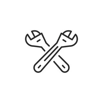 Hand Tools Icon Set Stock Illustration