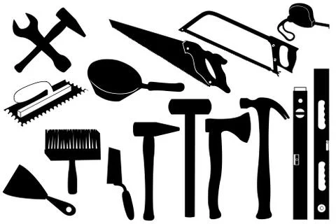 Hand Tools Stock Illustration