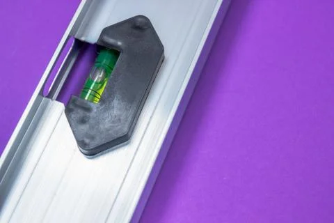 Hand tools level construction close up Stock Photos