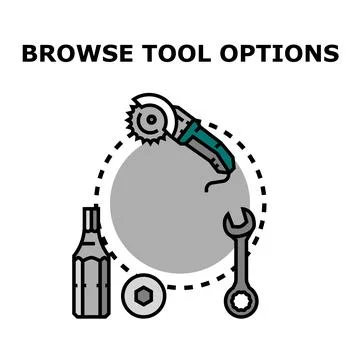 Hand tools showing different repair and construction options Stock Illustration