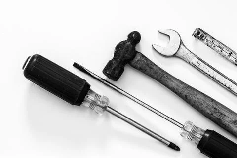 Hand tools for workman Stock Photos