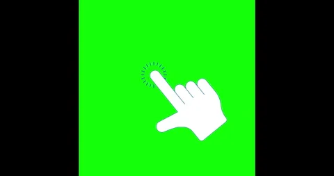Hand touch icon Stock Footage 314206667