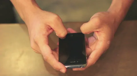Hand touch screen smart phone.Digital technology concept,Social media Stock Footage 64807913