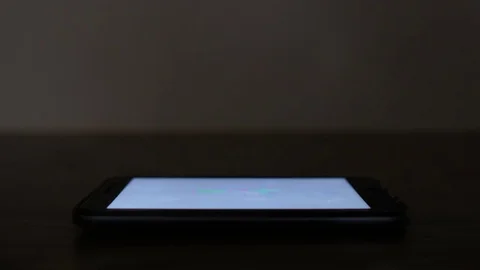 Hand touch touch screen Stock Footage 83598448