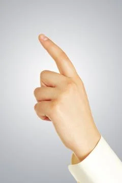 Hand touching Stock Photos