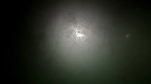 Hand trace at the frozen winter window at night in new year Video stock 10609139