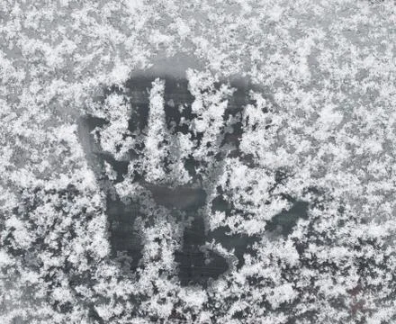 Hand trace Stock Photos