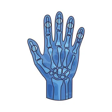 Hand Tracking illustration Stock Illustration