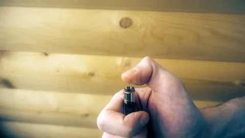 Hand tries to light the lighter slow motion Stock Footage 74753535