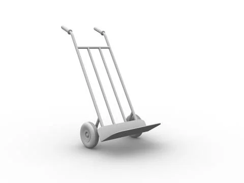 Hand truck Stock Illustration