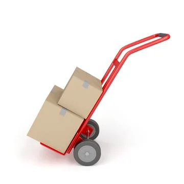 Hand truck イラスト素材