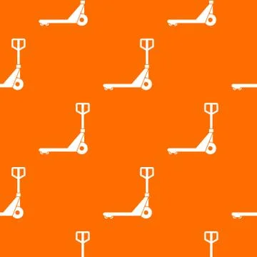 Hand truck pattern seamless Illustrazione stock