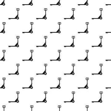 Hand truck pattern, simple style Illustrazione stock