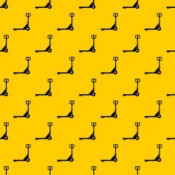 Hand truck pattern vector Illustrazione stock