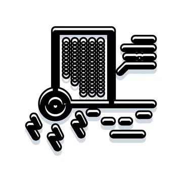 Hand truck stacking cardboard boxes moving logistics Stock Illustration