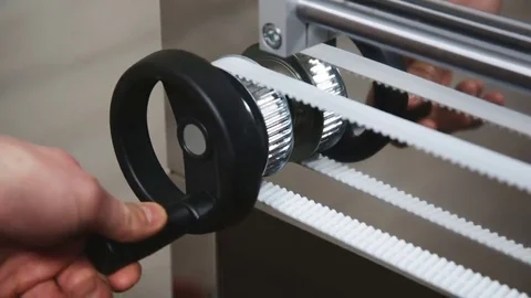 Hand turning the crank Stock-Footage 69166536