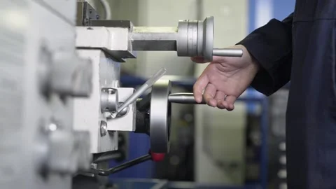 Hand turning gears Stock Footage 151605138