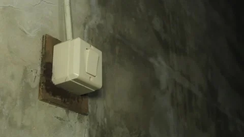 Hand Turning Off Light Switch 動画素材 345660690