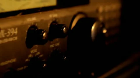 Hand Turning Small Radio Knobs HD Video Stock Footage 22149539