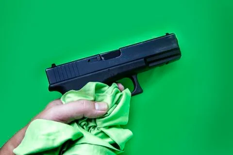 Hand typing notebook working on screen at night Фото