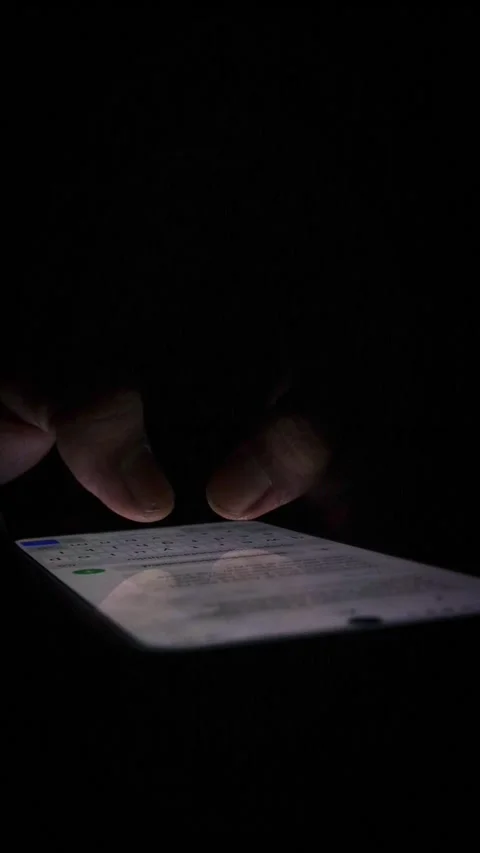 Hand typing with phone Video stock 332356250