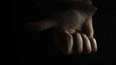 Hand under water shows ok sign Video stock 71600669