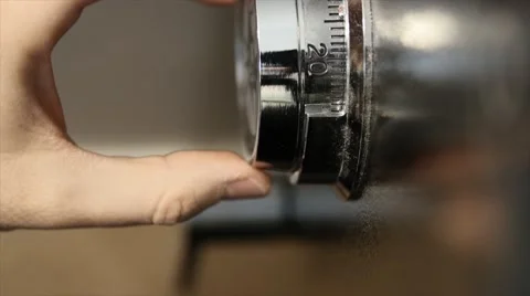 A hand unlocking the home safe Stock Footage 47073756