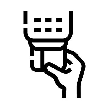 Hand using credit card for payment transaction イラスト素材