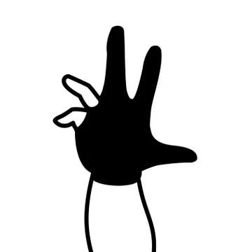 Hand using glove of augmented reality design イラスト素材