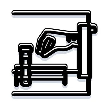 Hand using laboratory test tube device concept Illustrazione stock