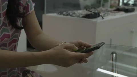 Hand using phone Stock Footage 239597617