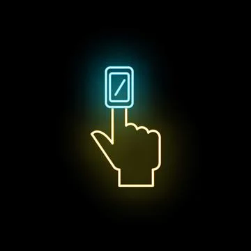 Hand using pulse oximeter for oxygen saturation monitoring Stock Illustration