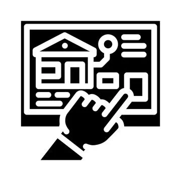 Hand using smart home automation control panel Stock Illustration