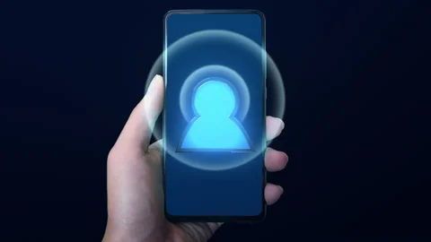 Hand vdo call 02 Stock Footage 130987289