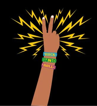 Hand up vector art Stock Illustration