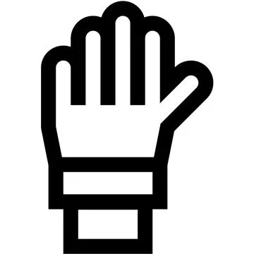 Hand Vector Icon Design Illustration Illustrazione stock