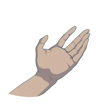 Hand vector illustration Stock Illustration