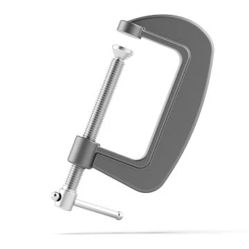 Hand vise C clamp Stock Illustration