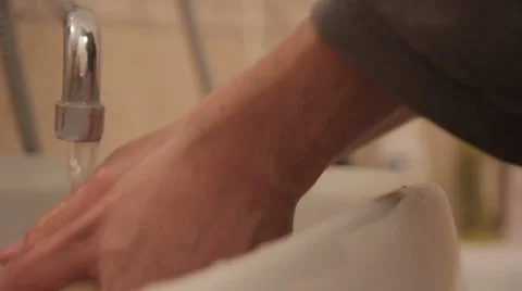 Hand wash  2 Stock Footage 34685019