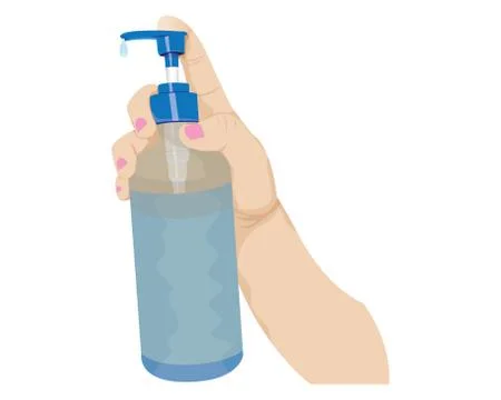 Hand wash vector design Stock Illustration