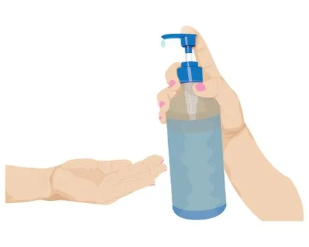 Hand wash vector design Stock Illustration