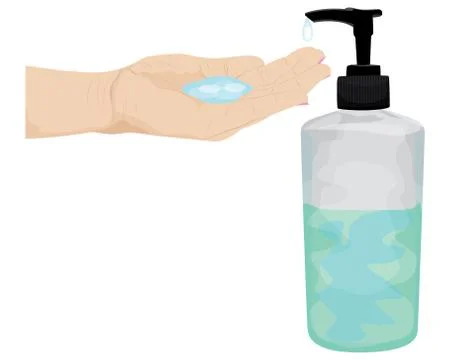 Hand wash vector design Stock Illustration