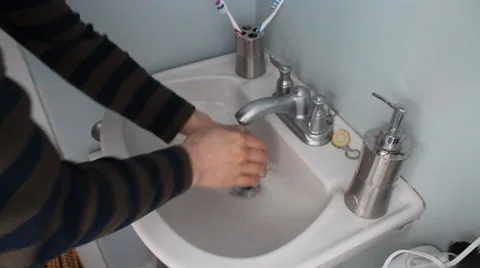 Hand Washing Stock Footage 33847760