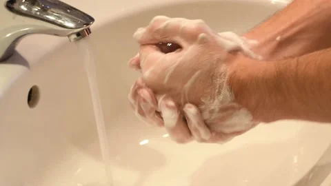 Hand washing Stock Footage 146846961