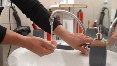 Hand washing. Stock Footage 167083677