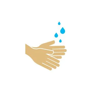 Hand washing human vector icon illustration Stock Illustration