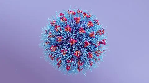 Hand washing with SOAP breaking down virus enveloppe. Stock Illustration