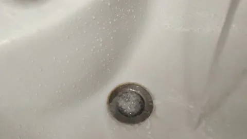 Hand washing with soap under running water Stock Footage 182800603