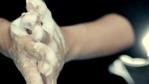 Hand-Washing Technique That Keeps You Healthy from disease and virus 스톡 동영상 336585055