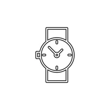 Hand watch icon, Clock icon Stock Illustration